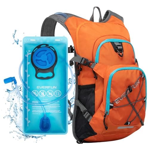 EVERFUN Hydration Backpack 18L Hiking Water Backpack with 3L Water Bladder, Women Men Hydration Pack Insulated Daypack Lightweight Hydropack with Rain Cover for Hiking, Cycling, Running, Festivals