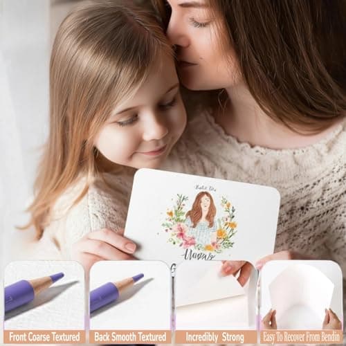 25 Sets Watercolor Paper, 4x6 Inch Watercolor Cards with Envelopes, 140lb/300gsm Water Color Paper, Art Supplies for Adults Kids, Cold Press Textured Cotton Sheets, Artist Painting Drawing Postcards - Thumbnail 5