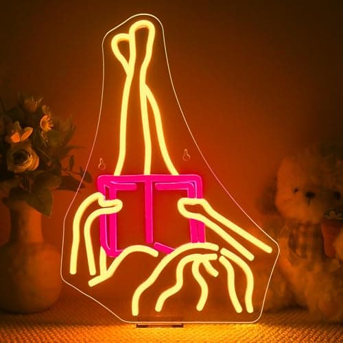 NOSUN Girl Read Book Neon Sign Book Neon Signs for Wall Decor Colorful LED Neon Signs for Teen Girls Beautiful Pink LED Neon Lights for Home Wedding Birthday for Bedroom Salon Party - Image 1