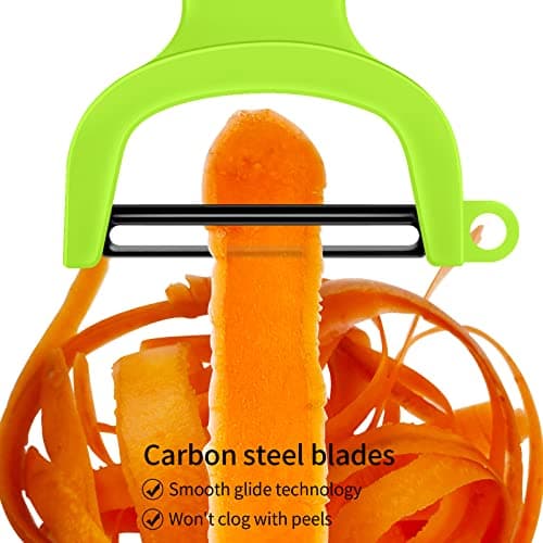 Original Vegetable Peeler Carbon Steel Blade 3-Pack Red/Green/Yellow - Thumbnail 6