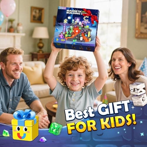 Magnetic Blocks - Mine Magnet World Building Toys for Kids Ages 4-6 6-8 8-12, STEM Magnetic Building Blocks Kids Sensory Toys Games, Gift for 3+ Year Old Boys and Girls - Thumbnail 5