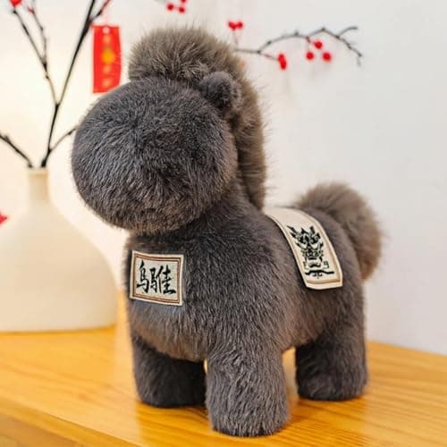 LXYUNKJ 2026 Year of The Horse Stuffed Animals Plush Soft Plushie Toys - Mascot Doll Toys Zodiac Decor, Super Cute Plush Soft Toy for Adults, Kids and Families Gifts (10" Wū Zhuī) - Image 1
