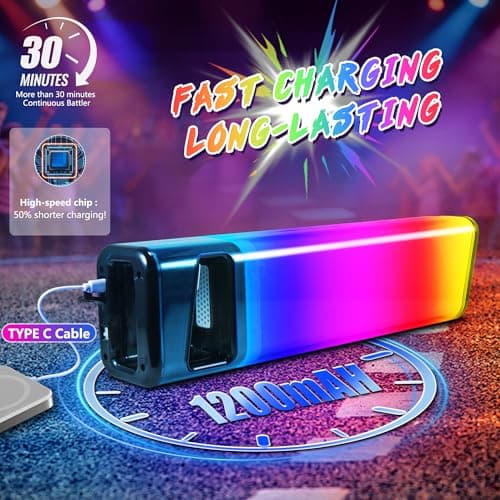 Electric Water Blaster, Powerful Water Gun with RGB Light Sound, Automatic Squirt Gun for Adults Kids, Rechargeable Battery, Up to 25 FT Range, Summer Outdoor Toys for Beach Pool Game - Thumbnail 5