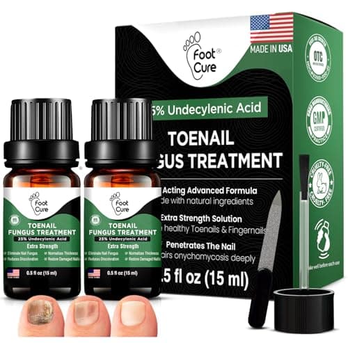Toenail Renewal Solution Extra Strength Care for Toe Nail & Fingernails - Nail Repair Solution for broken, Discolored Nails - Renews Damaged Cracked Ingrown Toenail Made In USA 0.50 Fl Oz - 2 Pack - Image 1