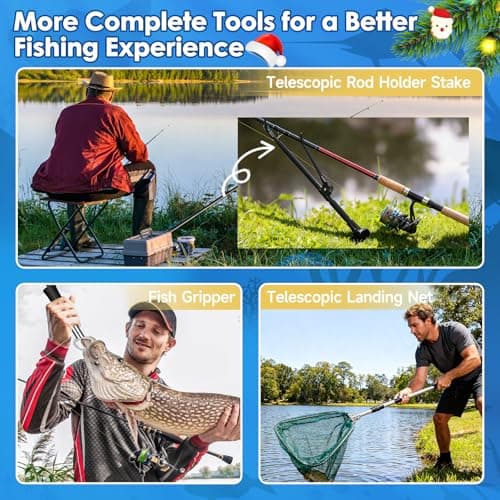 Ohanniewa Fishing Advent Calendar 2026 — 24 Days of Fishing Tools & Lures Gift Set — Christmas Countdown Advent Calendar for Teen Boys and Adult Men, Perfect for Anglers and Fish Lovers - Thumbnail 5