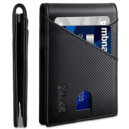 Zitahli Wallet for Men Slim 11 Credit Card Holder RFID Blocking Small Men's Wallet Bifold Minimalist Front Pocket With Mens Gifts Box - Image 1