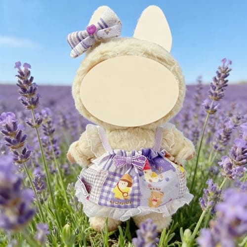 Clothes and Dress for Doll, 6 Pack Doll Outfits for 17cm Plush, Perfect for Play and Display, Accessories for Doll's Collectors, (No Dolls) (Set 1) - Thumbnail 6
