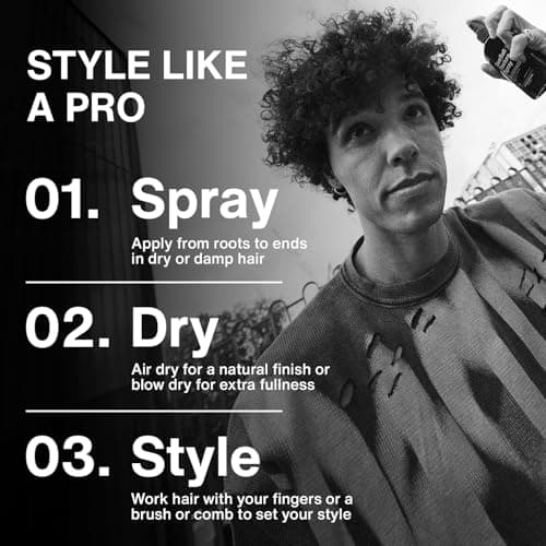 Kings Domain Melbourne Sea Salt Texture Spray | Lightweight Beach Hair Spray for Natural Volume, Grit & Matte Finish | Fuller and Thicker Hair - Thumbnail 3