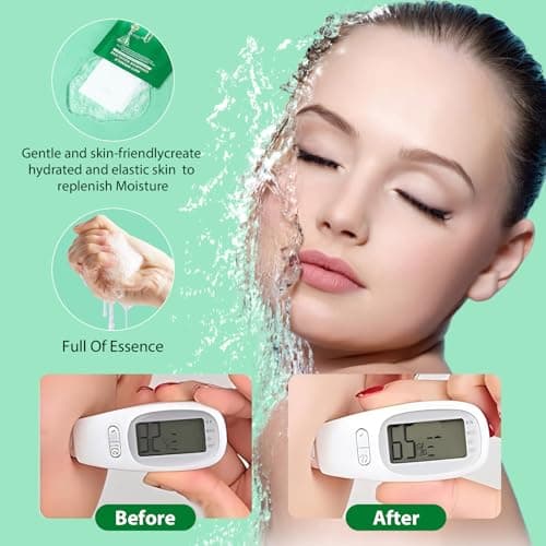 10 Sheets Face Masks Skincare for All Skin Types, Anti-Wrinkles Facial Sheet Masks for Women, Hydrating and Moisturizing Face Masks Suitable for Sensitive Skin, Bulk Facial Mask for Spa - Thumbnail 2