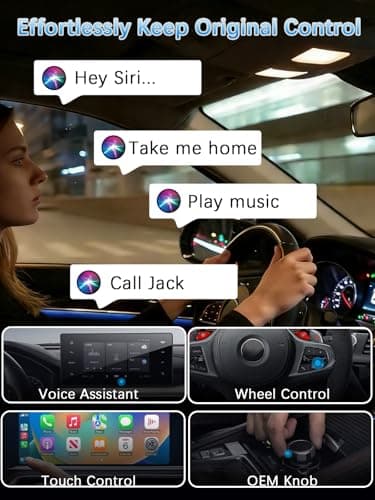 Velontork Wireless CarPlay Adapter for Apple iPhone - Bluetooth 5.3 Plug & Play, No Latency, Auto Reconnect, Compatible with 2016+ Factory Wired CarPlay Cars & iOS10+ - Thumbnail 5