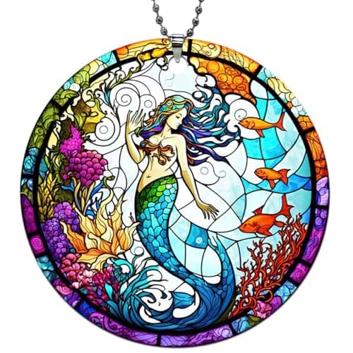 Mermaid Christmas Ornaments 2026,Mermaid Ornament for Christmas Tree, Little Beautiful Mermaids Ornaments for Girls Kids, Mermaid Gifts for Women - Image 1