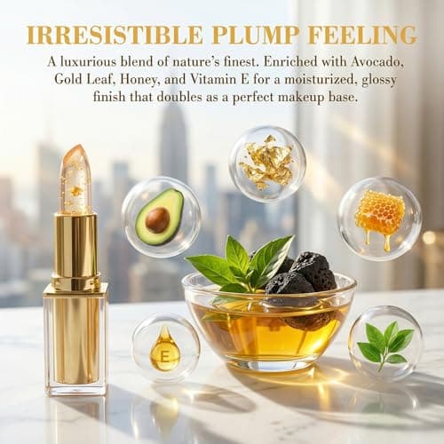 ZOYYE pH Adjusting Lipstick for Mature Women, Transferproof Clear Lip Gloss, Clear lip stick That Changes Color, Long Lasting 24 Hours Moisturizing, Suitable for All Skin Tones (2 Pcs) - Thumbnail 6