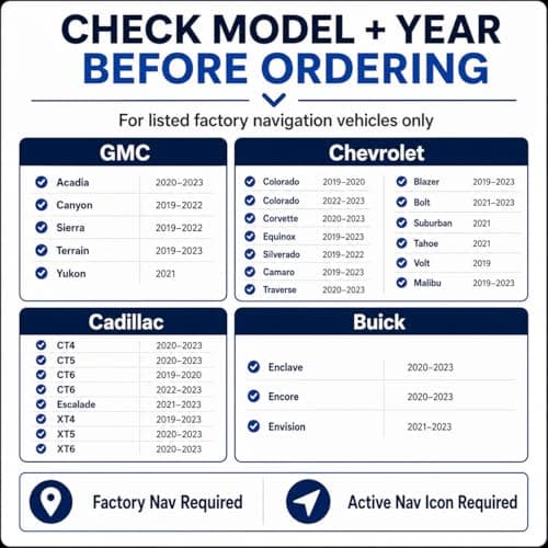 Premium 2025 Navigation SD Card Update, Latest Map for 2019-2023 GM Vehicles with Buick, Cadillac, Chevrolet, GMC, USA/CAN/MEX, Part 8571 3512 (10 Year Warranty) - Thumbnail 3