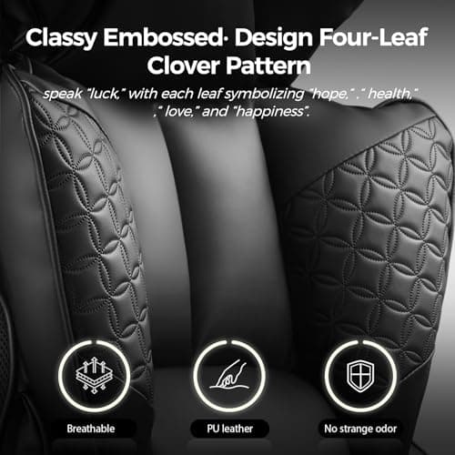 COMHOMA Big and Tall Office Chair Heavy Duty Wide Ergonomic Gaming Chair with Deluxe Embossing Leather with Foot Rest 150°Reclining Adjustable Armrests Pocket Spring Back Support and Without Pillow - Thumbnail 5