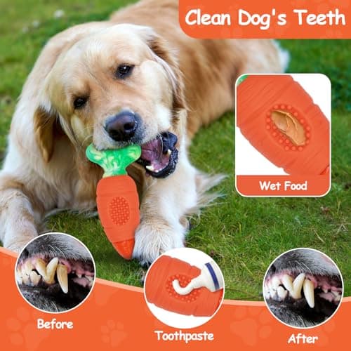 BoYoYo Tough Dog Toys for Aggressive Chewers with Squeaky, Indestructible Dog Chew Toys for Medium and Large Breeds to Keep Them Busy, Interactive Durable Dog Toy - Thumbnail 5