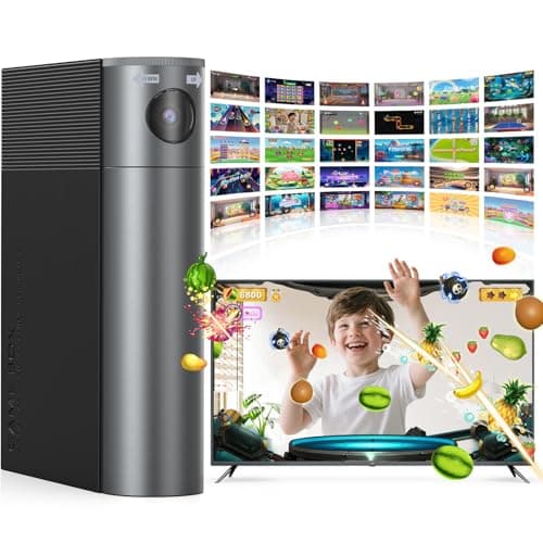 MetFut Motion Video Game Console for Kids & Adults, Plug & Play AR Camera Games for TV, for Indoor Physical Play & Interactive Family Fun. Great for Family Game Night, Playtime, and Playdates