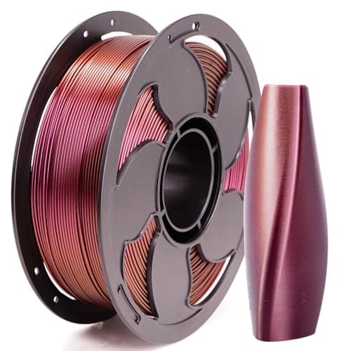 Chameleon Black Baccara 1.75mm PLA Filament with Glitter Sparkle, High Intensity Metallic Color Change 3D Filament 1kg (2.2lbs) Spool Perfectly Hide The Layer Line - Image 1
