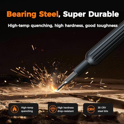VMYTH 31 in 1 Mini Precision Screwdriver Set, Magnetic Small Tool Kit for Phone,Laptop,PS5, Switch,Glasses,Watch,screwdriver set (gray) - Thumbnail 2