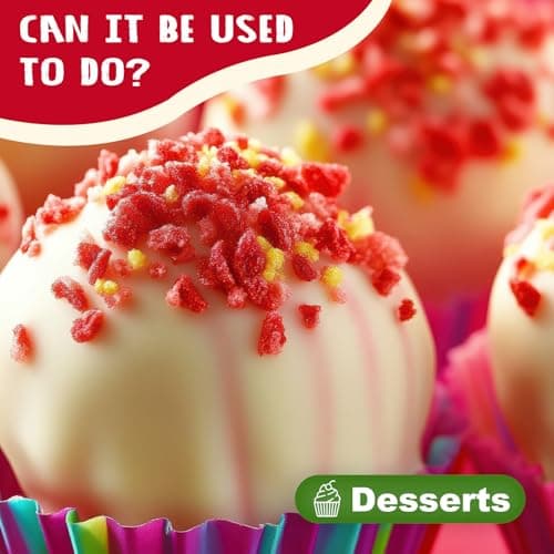 16 Oz/1lb Freeze Dried Strawberries Pieces, Resealable Bucket Dehydrated Strawberry - Premium Dried Fruit Bulk No Added Sugar Snack for Smoothies, Oatmeal, Yogurt, Baking, Dessert & Trail Mix - Thumbnail 5