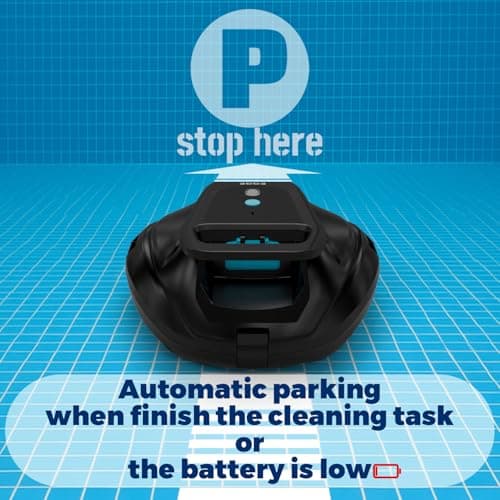 SP1 Pro Robotic Pool Cleaner, Cordless Pool Vacuum Robot with 120 Mins Runtime, 2.5h Fast Charging, Ideal for Pools up to 860 sq.ft, Powerful Suction, Auto-Parking - Thumbnail 6