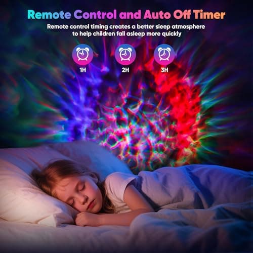 Pedica Galaxy Projector for Bedroom, Night Light for Kids, Nebula Ceiling Galaxy Light Projector with Timer and Remote, Gifts for Birthday, Christmas (Oval) - Thumbnail 4