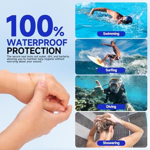 Hydrocolloid Roll for Wound Care - Medical Grade Self-Adhesive Gel Bandages, Ultra Absorbent & Waterproof Bandage, DIY Cut-to-Size First Aid Supply (2in×10ft) - Thumbnail 6