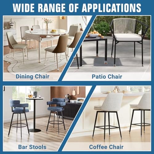 Nxoizam Chair Leg Floor Protectors Extra Small 24PCS,Silicone Chair Leg Protectors for Hardwood Floors Round Chair Leg Caps/Covers Prevent Scratches Reduce Noise.Clear (Fit:10/16~13/16) - Thumbnail 6