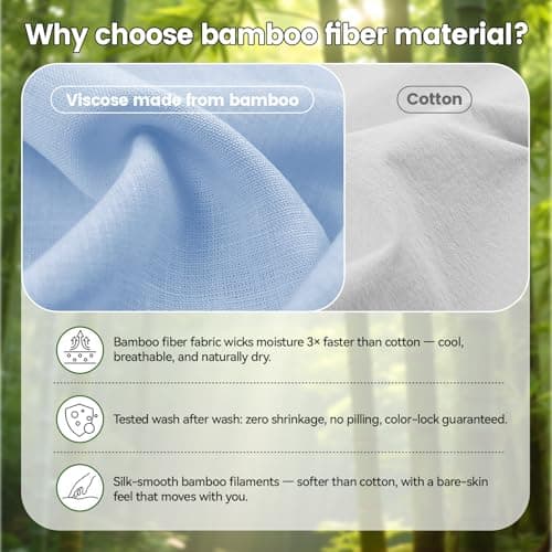 Migbean 5 Pack Women's Mid Rise Panties Soft Breathable Viscose Made from Bamboo Silk Underwear Ladies Briefs Multicolor Set - Thumbnail 4