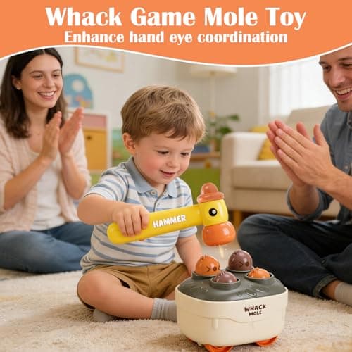 Jahenway Montessori Toys for 2 Year Old Girl and Boy, 4-in-1 Fine Motor Skills Toddler Toys Age 2-4, Woodpecker Worm Toy Magnetic Bird Feeding Game - Thumbnail 2