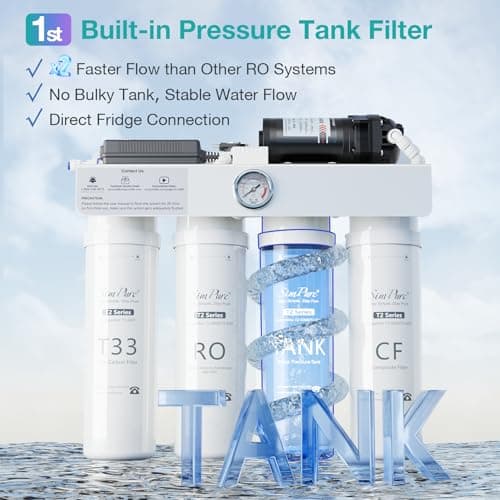 SimPure T2-600 Series RO Water Filter System (T2-600T(Near 0 TDS Water)) - Thumbnail 2