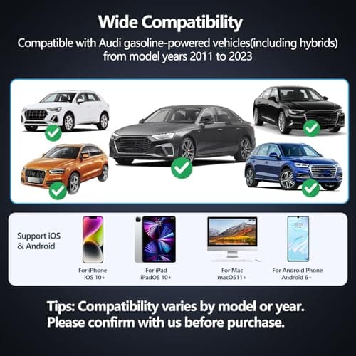 Tabscan OBD2 Scanner Bluetooth, Wireless Car Scanner Diagnostic Tool for Audi Check Engine Light, Read and Clear Code, Unlock Hidden Features, Live Data, Performance Test, Available for iOS & Android - Thumbnail 4