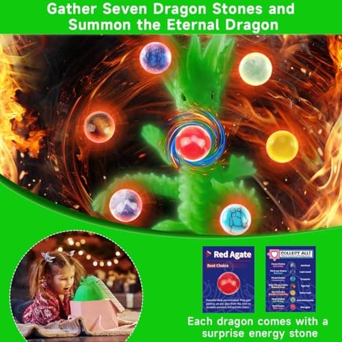 Cucue 3D Printed Dragon Egg - 3D Printed Dragon Toy with Surprise Energy Stone Inside - Articulated Fidget Toys for Home Office Decor - Unique Figurines, Desk Toys, Gifts for Kids & Adults - Thumbnail 3