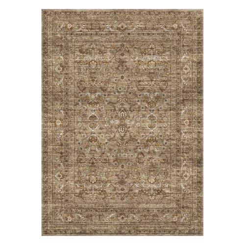 Washable Area Rugs, Bohemian Large Carpet for Living Room Bedroom,8'x 10' Brown - Thumbnail 2