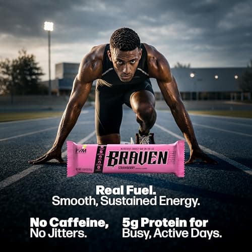 Braven Bar Classic Energy Bars Variety Pack (1.59 oz, Pack of 10) – Energy Snacks with 5g Protein, and 13 Vitamins & Minerals – Energy Chews Alternative & Protein Snack - Gluten Free, Allergen-friendly snacks - Thumbnail 4