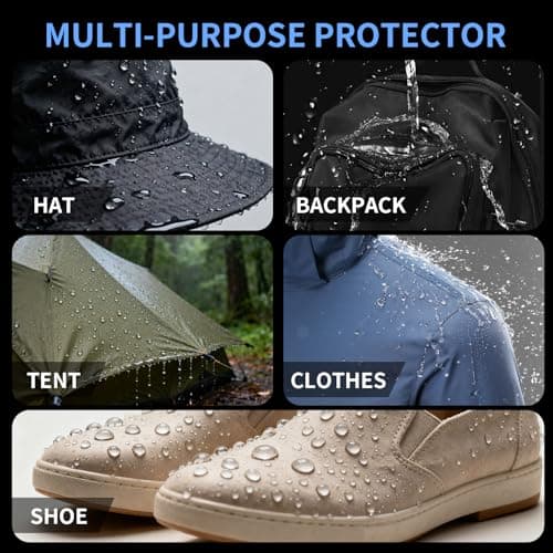 Shoe Protector Spray, Suede Protector Spray 10.15Oz, Rain & Stain Waterproof Protection for Sneaker, Handbags, Purses, Boots, Suede, Leather, Nylon, Fabric, Canvas, Nubuck - Thumbnail 5