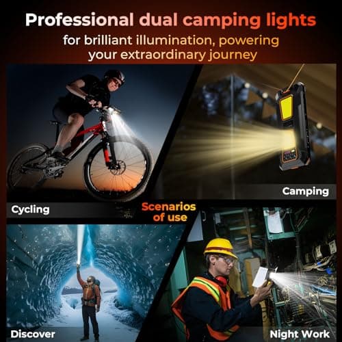 OUKITEL 512GB WP58 PRO Rugged Smartphone Unlocked 24GB+512GB,10000mAh Battery, Android 15 Rugged Phone Unlocked 6.8" FHD+ 120Hz, 108MP+32MP, 128dB Loud Speaker Waterproof, NFC/GPS/OTG Green - Thumbnail 6