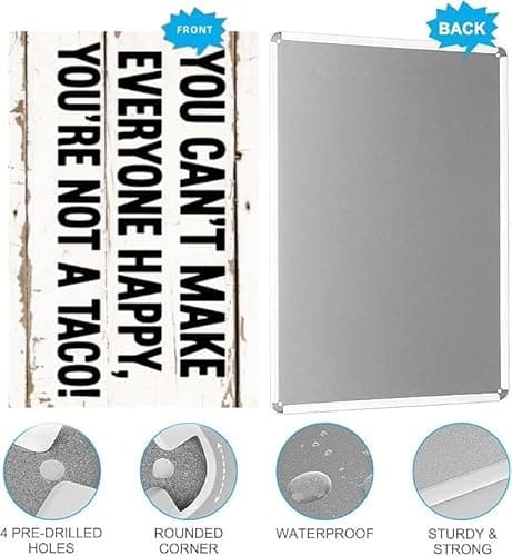 Carastora Vintage Metal Sign – Humorous Wall Decor for Kitchen, Bar, Café or Office, Retro Style Home Decoration, 8 x 12 Inches - Thumbnail 5