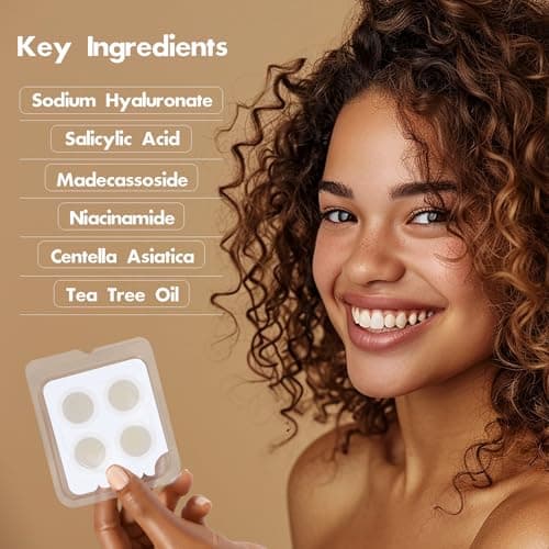 Dazzlook Microdart Pimple Patch for Deep Blemish, Hydrocolloid Zits Patch with Salicylic Acid, Nicotinamide, CICA, Tea Tree Oil Targe Early Stage & Underground Zit Breakout (16 Counts) - Thumbnail 3