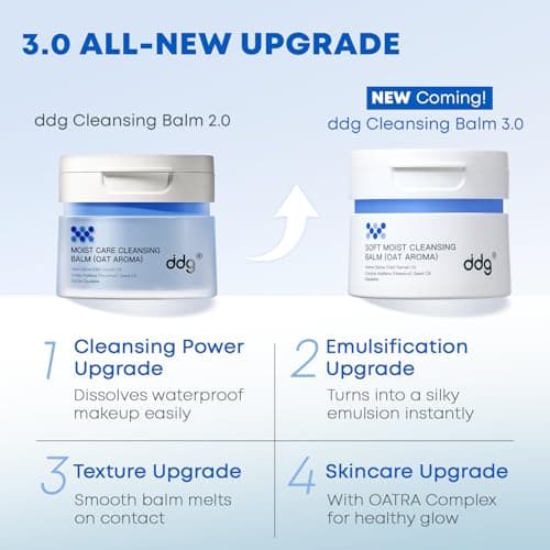 ddg Soft Moist Cleansing Balm Refill–Make Remover Balm for Sensitive Skin,Eye Makeup Remover & Facial Cleanser for Waterproof Makeup Removal,Vegan Plant Oils,Nourishing & Hydrating,3.38floz/100ml - Thumbnail 3