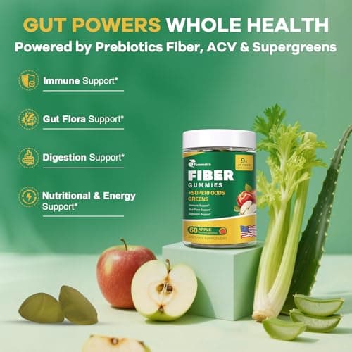 Femmetra 9G Fiber Gummies for Digestive Health & Regularity - Thumbnail 4