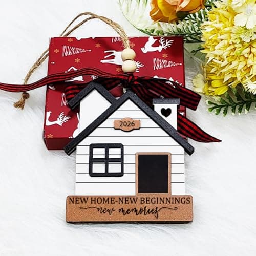 New Home Ornament 2026- Housewarming Gifts New Home, New House New Beginning, House Warming Gift for Women, Couple, homeowners, New Home Gift Ideas - First Home Christmas Ornament 2026 - Thumbnail 5