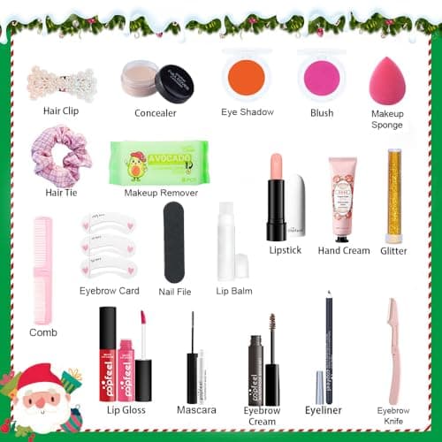 Makeup Kit for Women Full Kit, All-in-one Makeup Set, Make up Set for Teens Women, Include Eyeshadow, Lip Gloss Set, Concealer, Mascara, Blush - Thumbnail 2