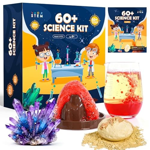 Melican 60+ Science Experiment Kit for Kids Ages 8+, STEM Educational Science Gifts for Kids, First Science Kit for Boys Girl Birthday - Image 1
