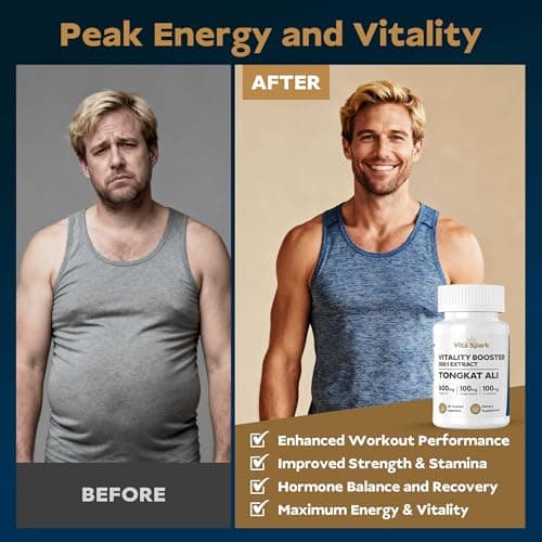 Tongkat Ali For Men 300:1 Extract 240,000mg Longjack With Fadogia Agrestis & Turkesterone, Third-party Certified Supplement For Workout Performance Strength Vitality Energy Hormone Balance | 60 Caps - Thumbnail 3