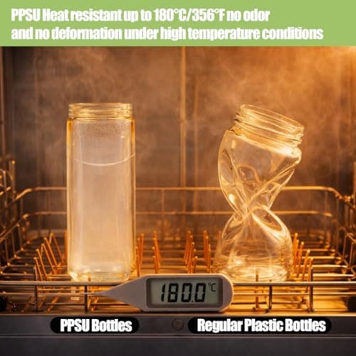 PPSU Water Bottle for Postpartum & Bedridden Care, Sip-Controlled Flow & Anti-Choking Design, Patented Leak-Proof Easy Drinking Cup with Straw, Spill-Proof for Seniors, Pregnancy & Recovery(17oz) - Thumbnail 6