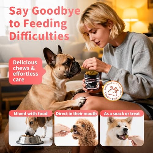 Salmon Oil for Dogs Skin & Coat, 13 in 1 Wild Alaskan Fish Oil for Dogs - Thumbnail 6