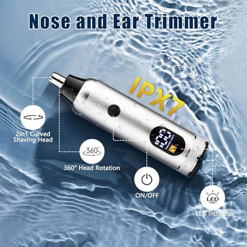SUNNOW Professional Hair Clippers and Trimmer Set, Beard Trimmer & Foil Shaver & Nose Trimmer Kit for Men, Cordless Mens Clippers and Grooming Kit for Hair Cutting, Beard Styling, Home, Barber - Thumbnail 5