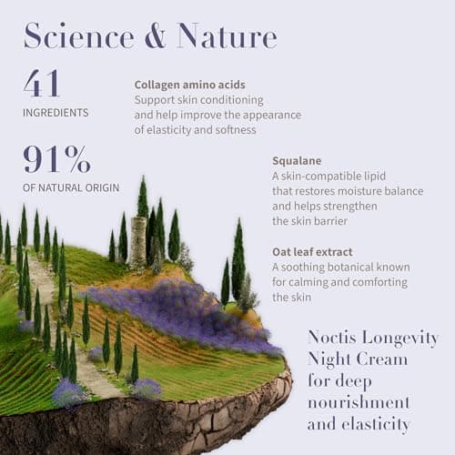 THE NINE AURORA BEAUTY ZONES Longevity Night Cream – Overnight Nourishing Face Cream Designed for Long-Term Skin Comfort, Balance & Resilience | 50 ml / 1.6 fl. Oz - Thumbnail 5