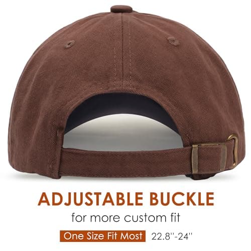 spxkd Baseball Cap for Men Women Red-Brown - Thumbnail 3
