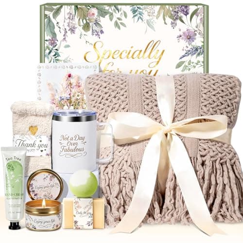 Mothers Day Gift for Mom, Birthday Gifts for Women, Gift Basket for Her Get Well Soon Gift, Thinking of You Gift Set Care Package Spa Gifts for Women, Gift Box for Grandma Adults Mom - Image 1